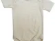 Cosilana, Body per neonato a maniche corte, 70% lana, 30% seta, naturale, 98 cm-104 cm