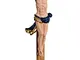 Kaltner Präsente, crocifisso con Gesù Cristo, da parete, in legno, 35 cm, dipinto a mano