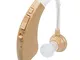 Audioactive Amplificatore acustico digitale ricaricabile leggero in colore beige con contr...