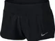 Nike W Crew 2 Pantaloncini da corsa Donna, Nero (Black/Reflective Silver), M