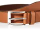 Tommy Hilfiger New ALY Belt Cintura, Dark Tan 257, 110 cm Uomo