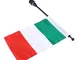 Bandiera Paese Portabagagli Con Asta Portabandiera Per Moto Cruiser - 1