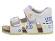 Falcotto Chichi-Sandalo Stampa Kid Bianco 24