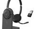 Avantree Alto Clair 2 - Cuffie Bluetooth Multifunzione e Microfono Rimovibile con Filtro R...