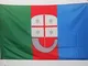 AZ FLAG Bandiera Liguria 150x90cm - Bandiera Ligure - REGIONE Italia 90 x 150 cm Foro per...
