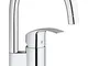 GROHE Miscelatore Monocomando A Bocca Alta per Lavello, Argento (Cromo) 33202002