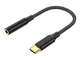 Rpanle Adattatore USB C Jack 3.5mm, Adattatore USB Type-C Connettore Jack da 3,5mm per Cuf...