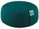 Present Mind Zafu Cuscino Meditazione Tondo (Altezza 16 cm) - Colore: Verde Smeraldo - Cus...