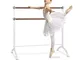 KLAR FIT Klarfit Barre - Sbarra da Balletto, Indipendente, Libera Installazione, 2 x 38mm...