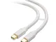Cable Matters Cavo Mini DisplayPort a Mini DisplayPort Colore Bianco 2m – Risoluzione 4K N...
