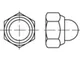 TOOLCRAFT 135415 Dado esagonale cieco M6 DIN 986 Acciaio galvanizzato zinco 100 pz.