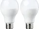 Amazon Basics Lampadina LED E27, 14W (equivalenti a 100W), Luce Bianca Calda, Dimmerabile...