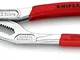 Knipex Cobra Pinza Regolabile di Nuova Generazione per Tubi e Dadi Cromata, Rivestiti in R...