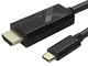 Techly 106312 Cavo Adattatore USB-C™ Maschio a HDMI 2.0 4K Maschio 2m Nero Nero