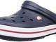 Crocs Crocband Clogs, Ciabatte Unisex, Gomma – Adulto, Blu (Navy), 36-37 EU