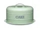 KitchenCraft Living Nostalgia Teglia per Torte, Cupola Ermetica per Torte, 28,5 x 18cm, Ve...