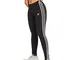 adidas 3 Stripes, Leggings Sportivi Donna, Nero (Black Black), (Taglia Produttore:38)