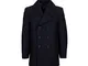 Fostex Garments, Cappotto in lana Doppiopetto US Navy Deck Jacket Pea Coat Marina American...