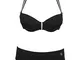 BELLISSIMA Costume Bikini Donna a Fascia Taglie Forti - Taglia 52