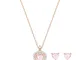 Swarovski Set One, Multicolore, Placcato Oro Rosa