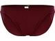 Hom Plumes Micro Briefs Intimo Sportivo, Rosso (Bordeaux 00zq), Small Uomo