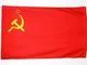 AZ FLAG Bandiera URSS 150x90cm - Gran Bandiera Rossa Comunista - Russia 90 x 150 cm Polies...