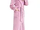 CityComfort Vestaglia Donna, Vestaglia Donna Invernale in Morbidissimo Pile S - XL (Orchid...