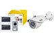 VIMARVIMAR K40911 Kit Videocitofono Bifamiliare con Alimentatori Multispina, Bianco/Grigio...