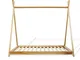 Rebecca Mobili Lettino Bambini Basso, Letto Cameretta Bimbi, Forma Tenda Indiano, Per Bamb...