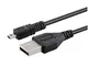 Ruluti Nero USB 2.0 a a 8-Pin Mini B Cavo W/Ferrite - 1.5m / 59 Pollici