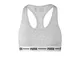 PUMA Iconic Women's Racerback Top (1 Pack) Reggiseno Sportivo, Grey Melange, L Donna