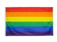 HPMAISON 90 X 150 cm Bandiera Arcobaleno Piede LGBT Gay per Interni all'aperto Pace Celebr...