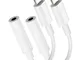 [Apple MFi Certified] Adattatore jack per cuffie da Lightning a 3,5 mm Adattatore converti...