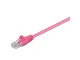 Goobay 95238 CAT 5e Cavo Patch di Rete U/UTP, Magenta, 5m Lunghezza