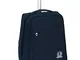 Invicta Trolley Invicta Benin Eco-Material, Jeans, 35 Lt, 2in1 Zaino con Sollevamento Spal...