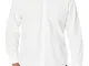 Amazon Essentials Regular-Fit Long-Sleeve Solid Oxford Shirt Camicia, Bianco (White), X-La...