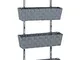 WENKO, Adria, scaffale a 5 piani, in metallo Grigio, 27 cm x 14 cm x 84 cm, 54110100