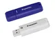 Espeon (2 Unità), Chiavette USB 3.1 da 64GB, PenDrive, Colori Classici - Bianco, Blu