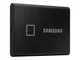 Samsung T7 Touch Portable SSD - 500 GB - USB 3.2 Gen.2 External SSD Metallic Black (MU-PC5...