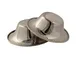 Arfasatti Coppia Coppette Paracapezzoli per Allattamento in Argento 925 Fatte a Mano in It...