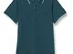 CMP Quick-Drying Short-Sleeved Polo Shirt, Man Men's, Petrol, 52