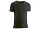 Gonso – Pete U della Maglietta Intima, Uomo, Pete U-Shirt, Black, S