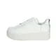 Windsor Smith Racerr, Sneaker Donna, Bianco (Leather White), 38 EU