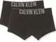 Calvin Klein 2 Pack Trunks Boxer, Nero (Black 001), Unica (Taglia Produttore: 10-12) Bambi...