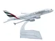 Xegood Modellino Aereo Airbus A380(1：400,16CM) per Decorazione,Raccolta o Regalo Dell'uff...