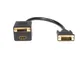 StarTech DVISPL1DH, Cavo splitter DVI-D a DVI-D e HDMI - M/F, nero