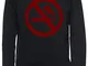 Vendax Marceline No Fumo Camicia Unisex Felpa Nero