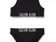 Calvin Klein Bralette Bikini Set, Pvh Black, 10/12/2020 Bambina