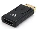 J&J DisplayPort Dp A HDMI Femmina Convertitore Per PC TV Displayport Maschio 4K Video Adat...
