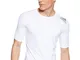 adidas Ask SPR Tee SS T-Shirt, Uomo, Bianco (White White), Small (Taglia Produttore:S)